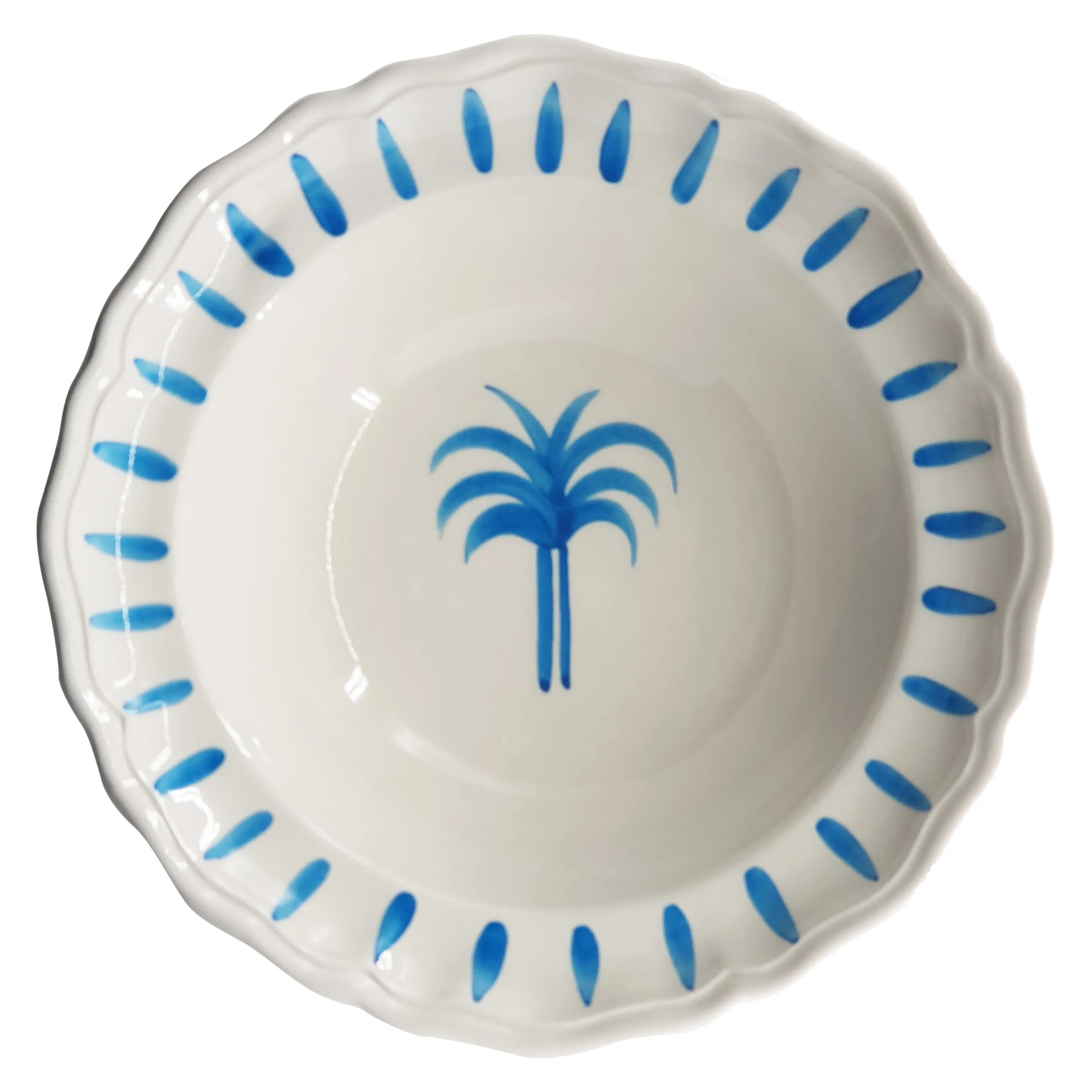 les-ottomans-palms-tpc06-insalatiera-salatsch-ssel-keramik-blau-handbemalt image 1