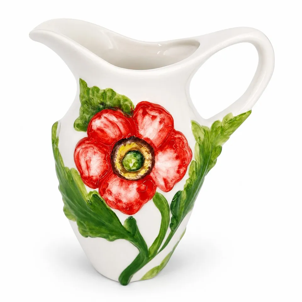 les-ottomans-floril-ge-brocca-ftj03-keramik-krug-handbemalt image 1