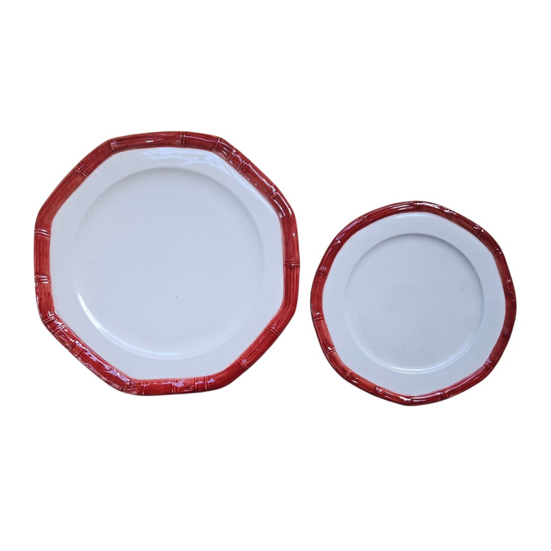 les-ottomans-bamb-rosso-keramikteller-2er-set-rot image 1