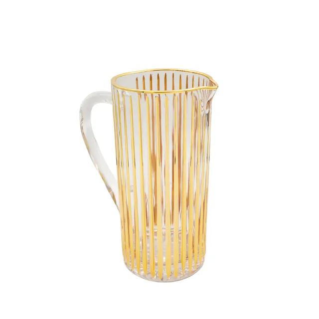 les-ottomans-cgj03-wasserkaraffe-kristall-mit-gold-details image 1