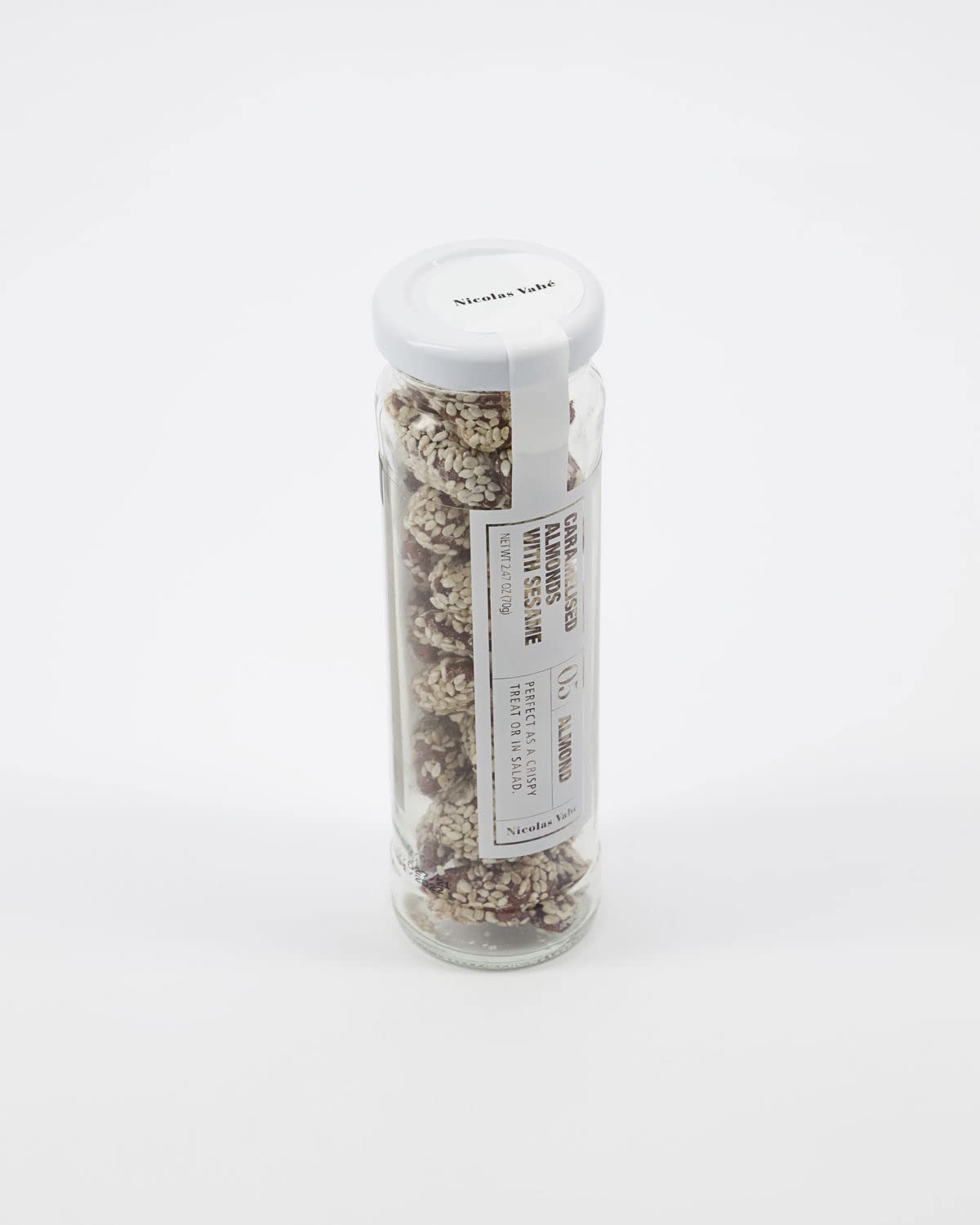 nicolas-vah-karamellisierte-mandeln-mit-sesam-70-g-gourmet-snack image 2