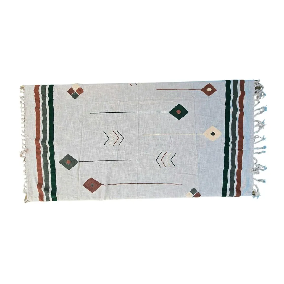 les-ottomans-plaid-ricamato-baumwollplaid-bestickt image 1