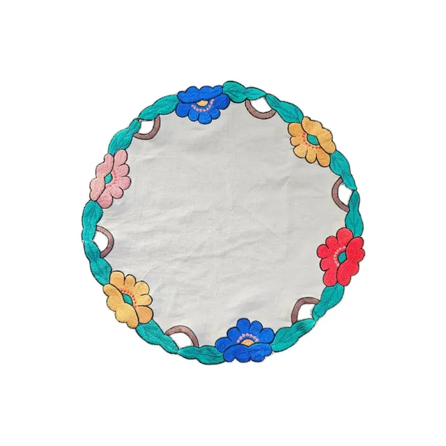 les-ottomans-platzset-baumwolle-bestickt-floral image 1