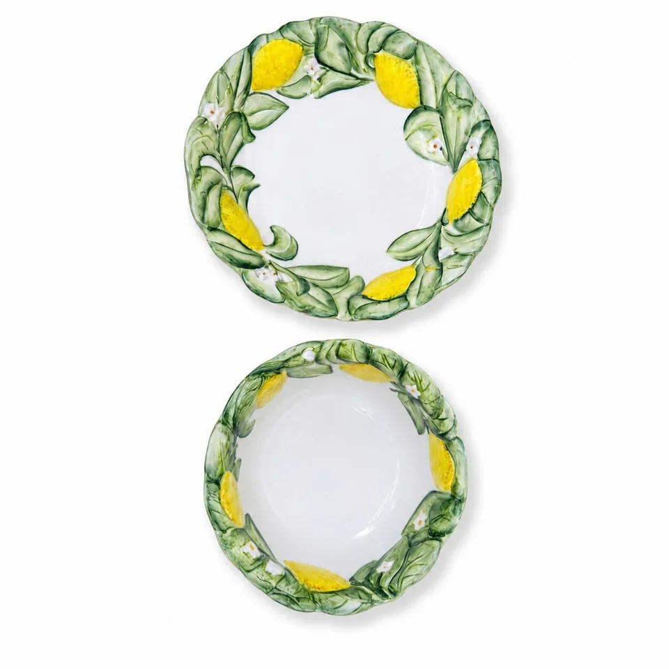 les-ottomans-limoni-keramikschalen-2er-set-handbemalt image 1
