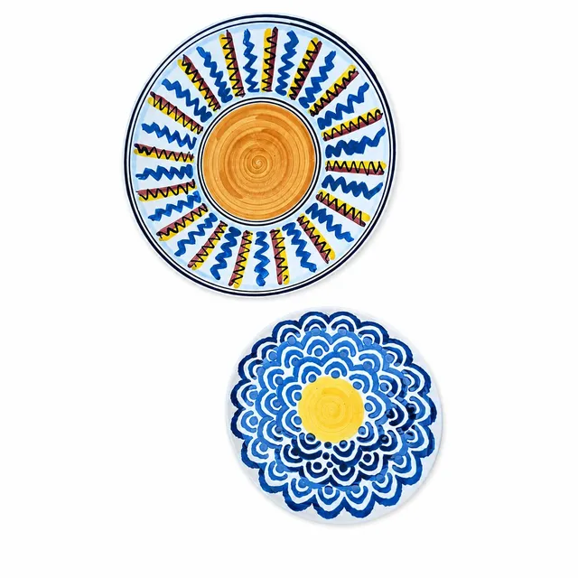 les-ottomans-calta-teller-keramik-handbemalt-2er-set image 1