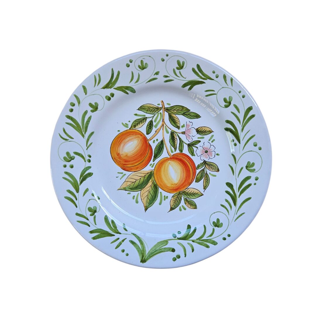 les-ottomans-melograno-teller-flach-aus-keramik-handbemalt image 1