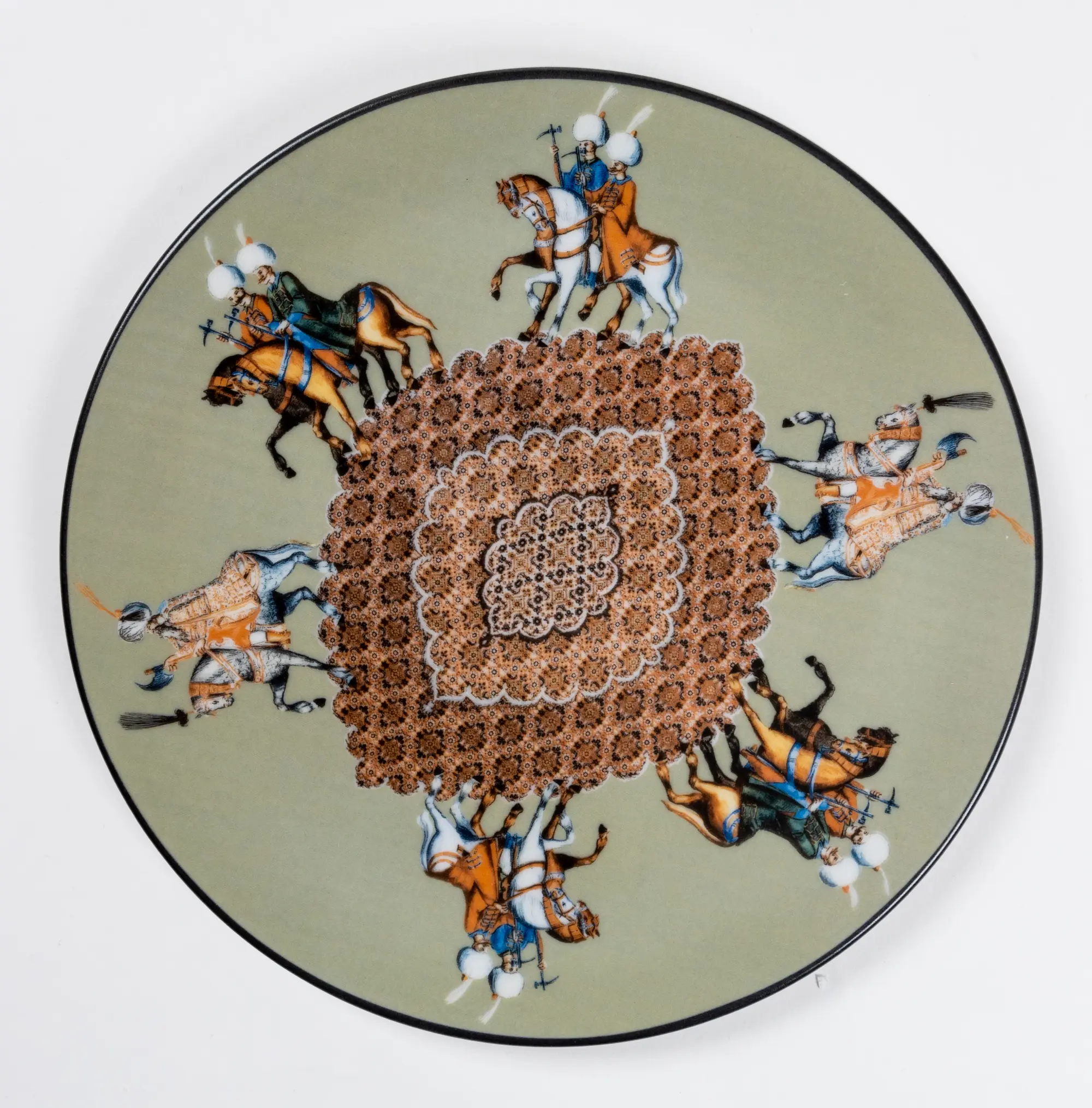 les-ottomans-costantinopoli-porzellan-speiseteller-2 image 1