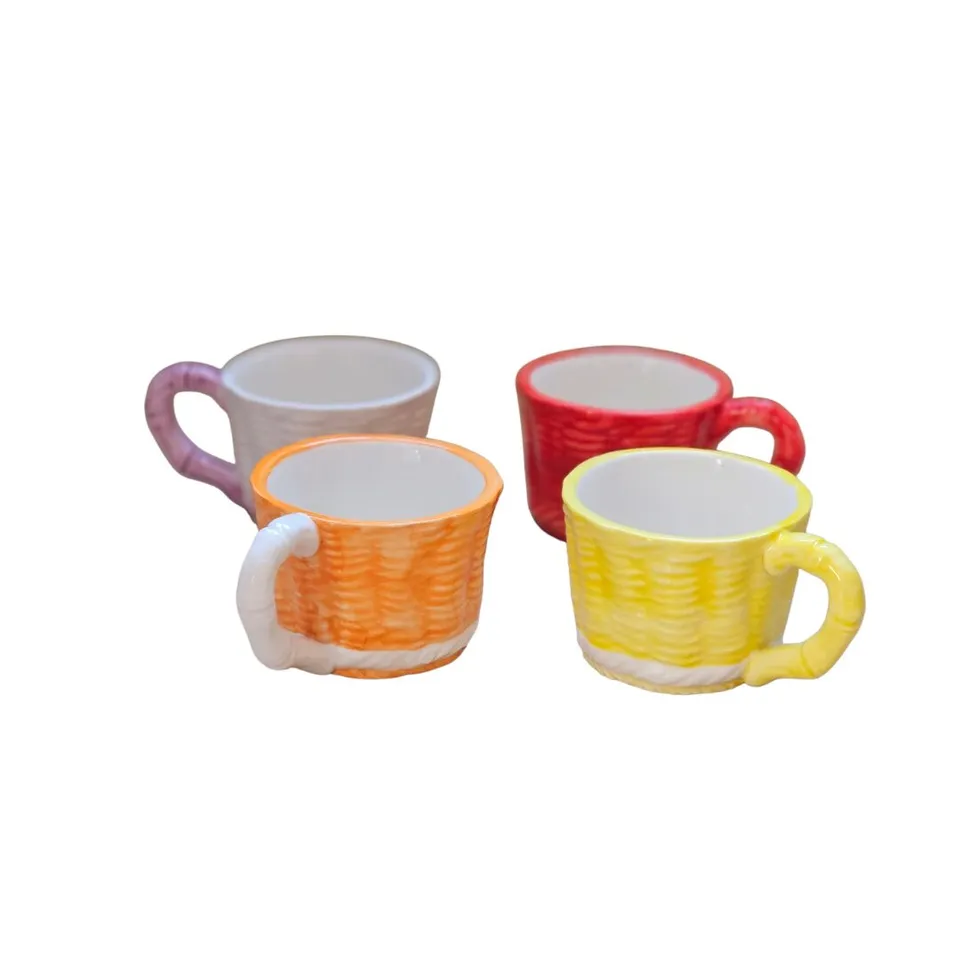 les-ottomans-wicker-set-aus-4-espressotassen-handbemalte-keramik image 1