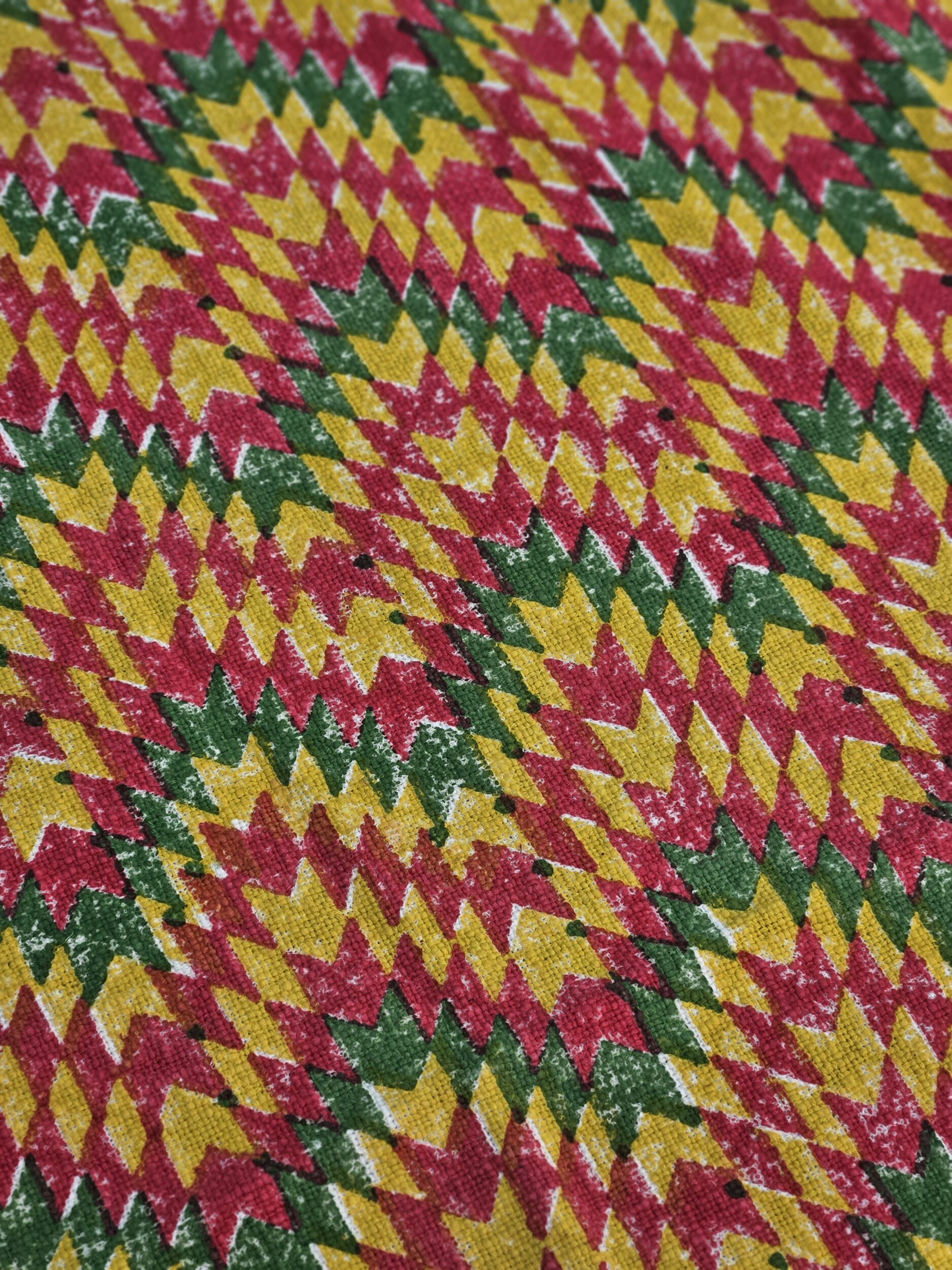 les-ottomans-plaid-baumwolle-bedruckt-mit-quasten image 3
