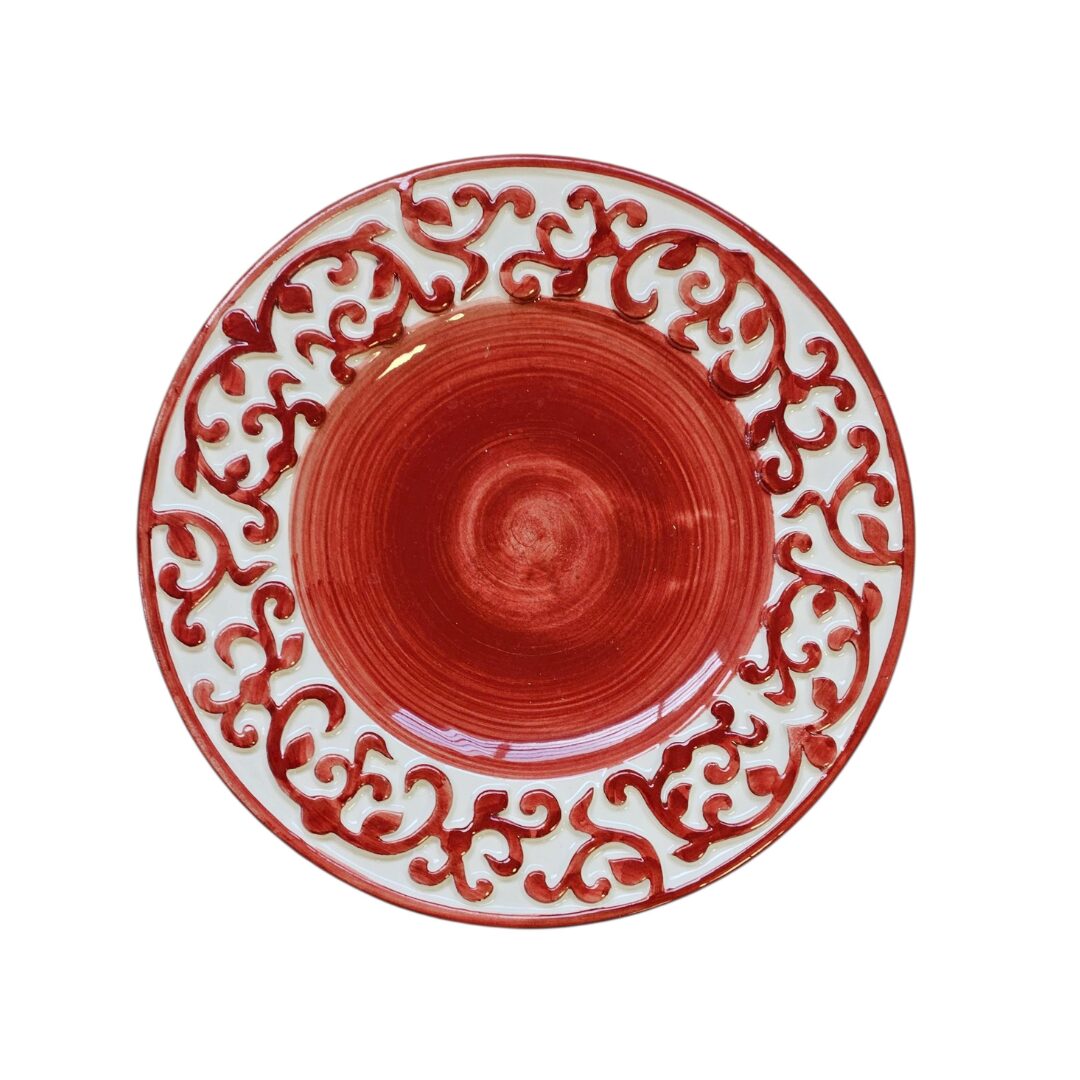 les-ottomans-dessertteller-aus-keramik-handbemalt image 1