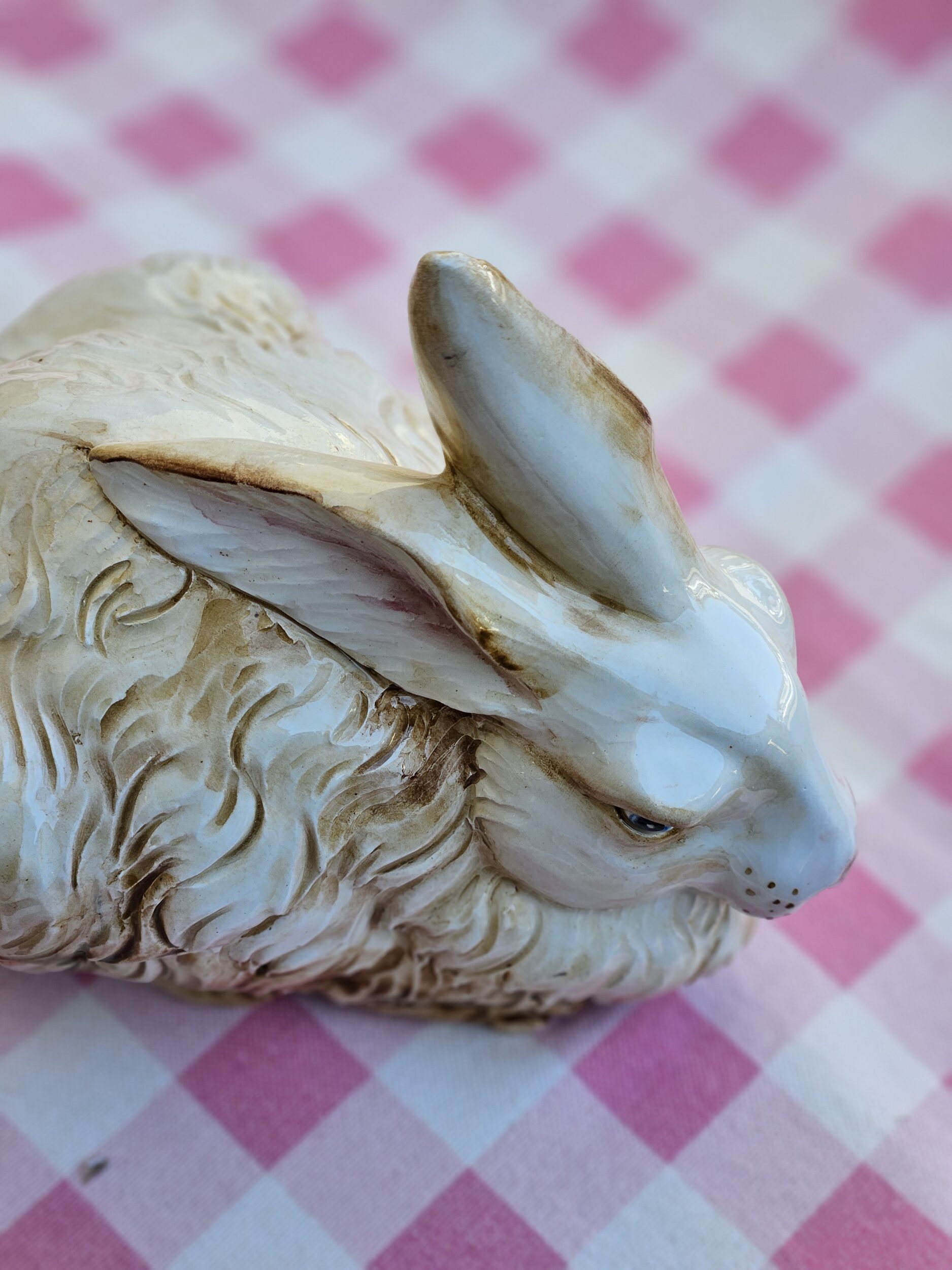 les-ottomans-hase-dekofigur-keramik-handbemalt image 2