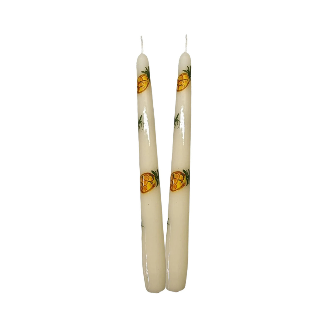 les-ottomans-duftkerzen-can03-ananas-2er-set-handbemalt image 1