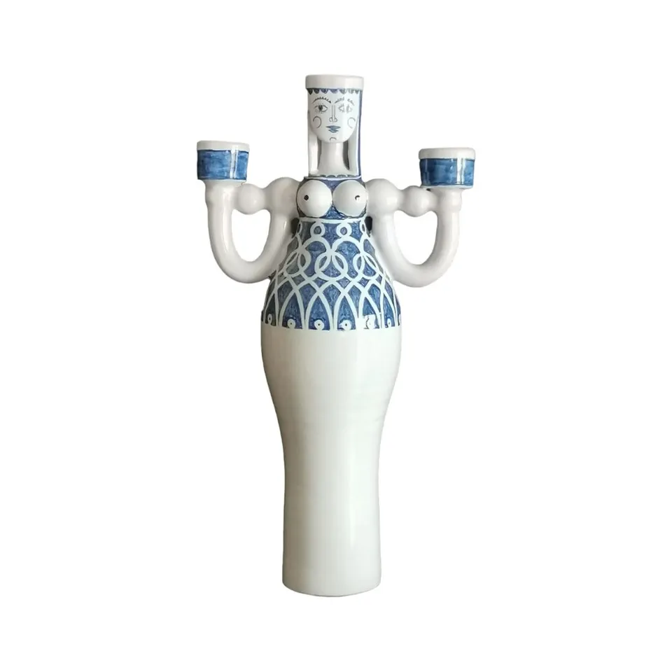 les-ottomans-an-italian-heritage-kerzenleuchter-aus-sizilianischer-keramik image 1