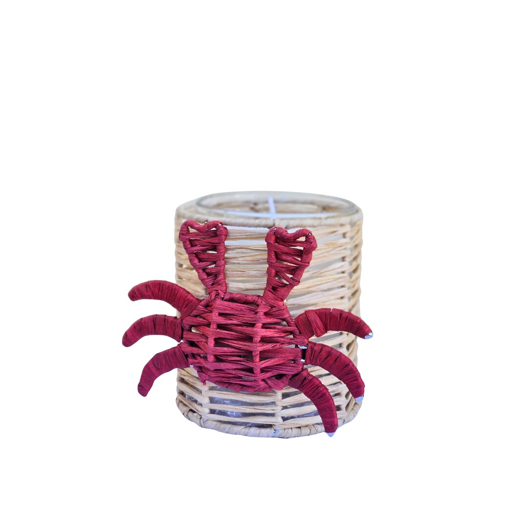 les-ottomans-menl03-kerzenhalter-raffia-krabbe image 1