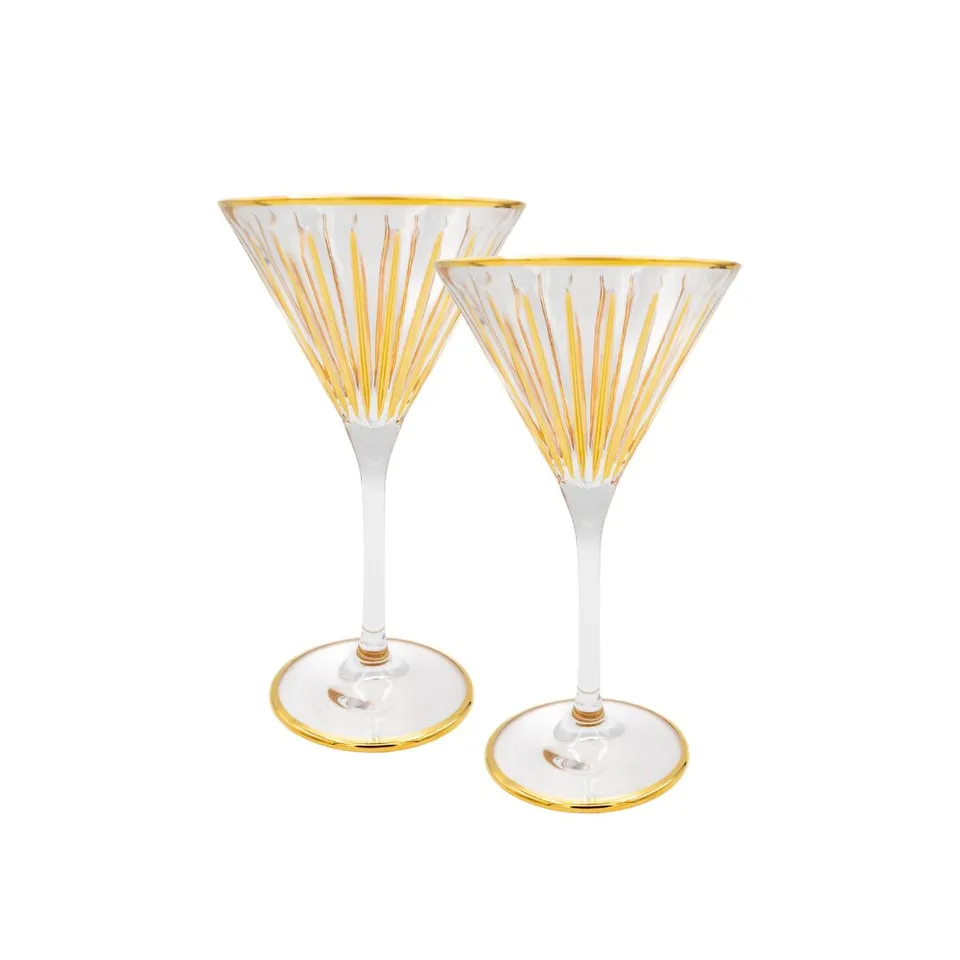 les-ottomans-martini-gl-ser-aus-kristall-handbemalt-2er-set-gold image 1
