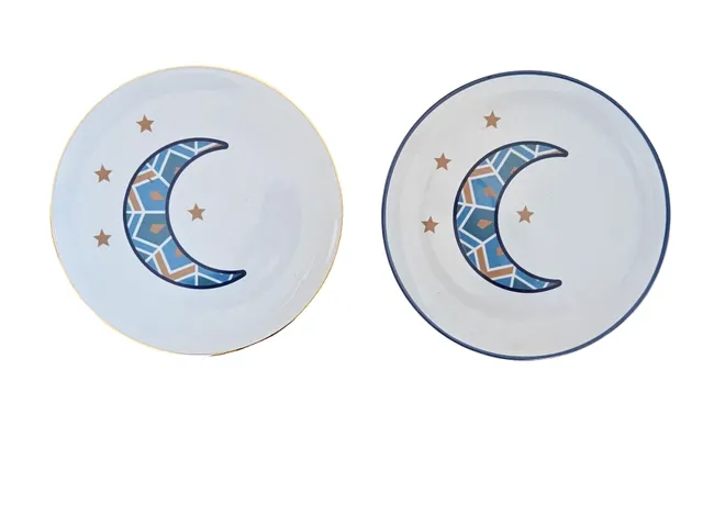 les-ottomans-porcelain-moon-dessertteller-2er-set-porzellan image 1