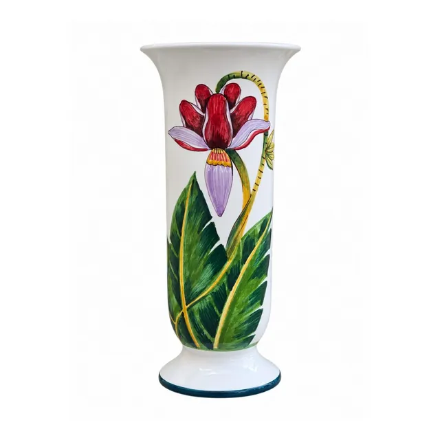 les-ottomans-x-marcelo-antunes-bor11-vase-keramik-orchideen-handbemalt image 1