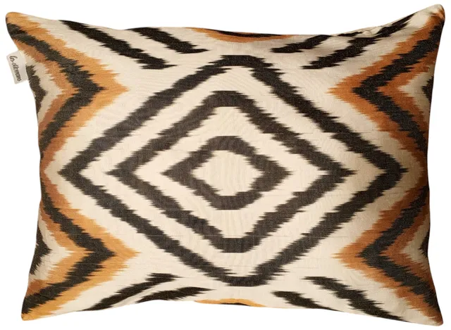 les-ottomans-s352-kissenbezug-seide-ikat-dekokissen image 1