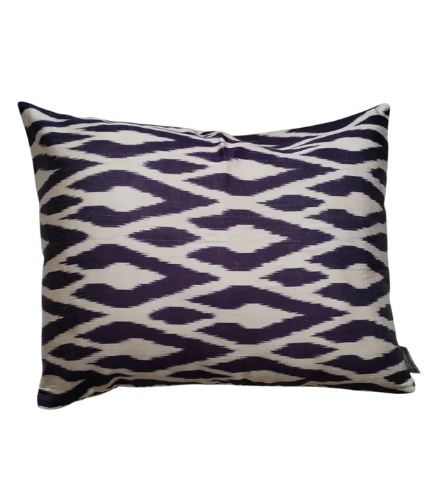 les-ottomans-ikat-kissenbezug-aus-seide-double-face-2 image 1