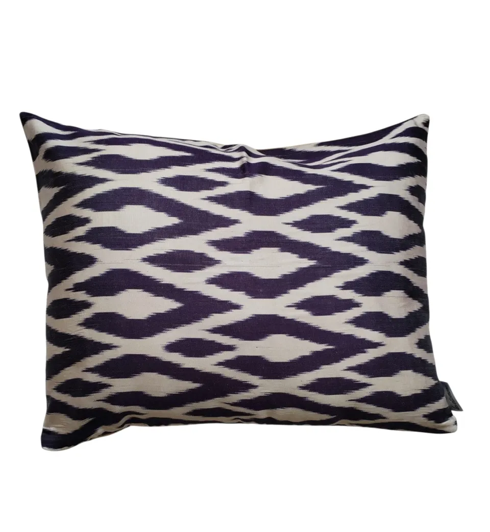 les-ottomans-ikat-kissenbezug-aus-seide-double-face-2 image 1