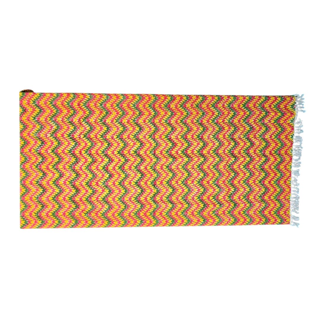 les-ottomans-plaid-baumwolle-bedruckt-mit-quasten image 1