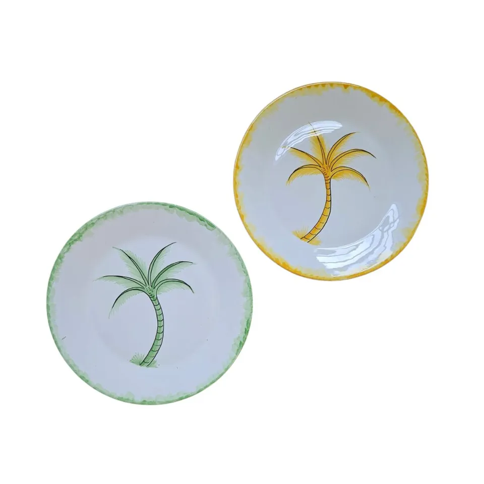 les-ottomans-palme-tellerset-aus-keramik-essteller-dessertteller image 1